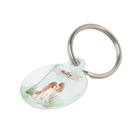 名前をカスタムするカバリヤキングチャールズスパニエル犬ペットドッグ ペット　ネームタグ