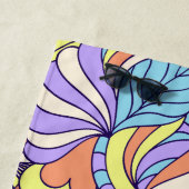 名前をカスタムするカラフルドードルビーチタオル ビーチタオル (インサイチュ)