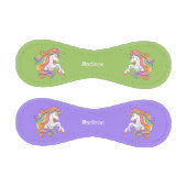 名前をカスタムするカラフルユニコーン 野球ボール (パネル)