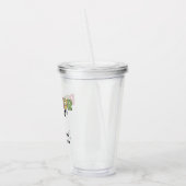 名前をカスタムするカラフル行動アナリスト アクリルタンブラー (左)