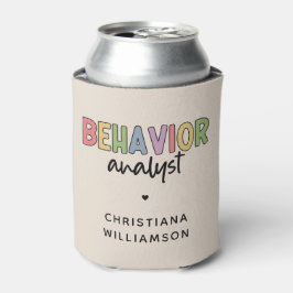 名前をカスタムするカラフル行動アナリスト 缶クーラー