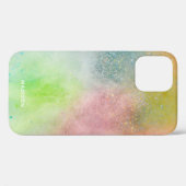 名前をカスタムするカラー爆破の電話ケース Case-Mate iPhoneケース (裏面 (横))