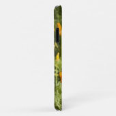 名前をカスタムするカリフォルニアポピー花のテクスチャ Case-Mate iPhoneケース (裏面/右)