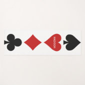 名前をカスタムするカードプレーヤーのヨガマット ヨガマット (正面(横))