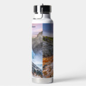 名前をカスタムするガイタフォスウォーターフォールズ，アイスランド ウォーターボトル (右面)