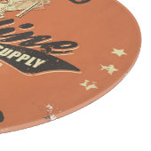 名前をカスタムするガソリンモータレトロ整備士車庫 カッティングボード (角)