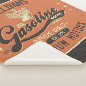 名前をカスタムするガソリンモータレトロ整備士車庫 シェルパブランケット (3/4)