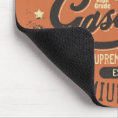 名前をカスタムするガソリンモータレトロ整備士車庫 マウスパッド (コーナー)