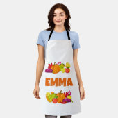 名前をカスタムするガーデンエプロン エプロン (着用した状態)