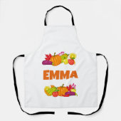 名前をカスタムするガーデンエプロン エプロン (正面)