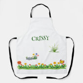 名前をカスタムするガーデンエプロン エプロン (正面)