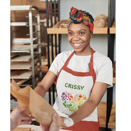 名前をカスタムするガーデンエプロン エプロン