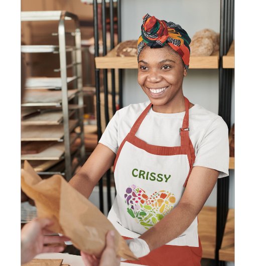 名前をカスタムするガーデンエプロン エプロン