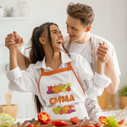 名前をカスタムするガーデンエプロン エプロン