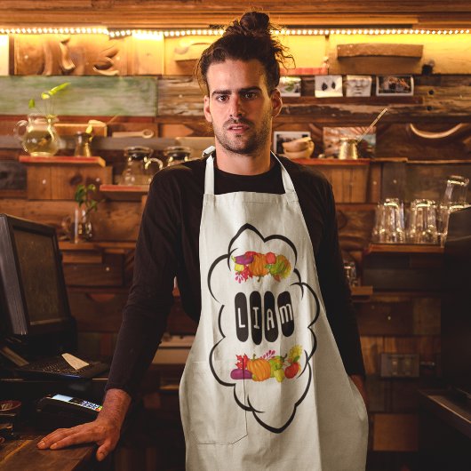 名前をカスタムするガーデンエプロン エプロン