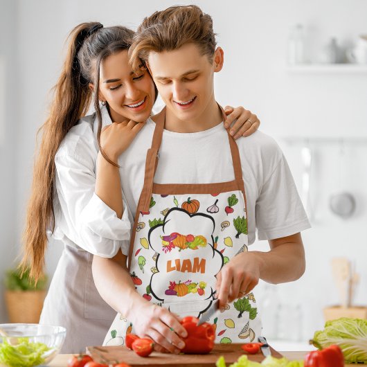 名前をカスタムするガーデンエプロン エプロン