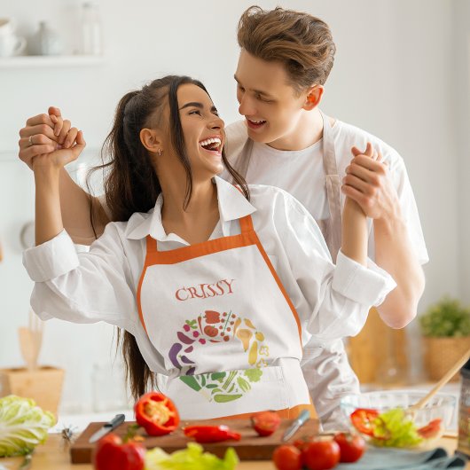 名前をカスタムするガーデンエプロン エプロン
