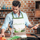 名前をカスタムするガーデンエプロン エプロン