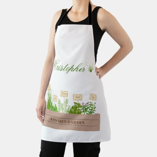 名前をカスタムするガーデンエプロン エプロン (インサイチュ)