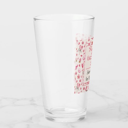 名前をカスタムするガーリー、ガレンティンの日差しガラス タンブラーグラス (右)