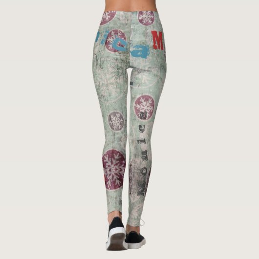 名前をカスタムするガールズレギンス レギンス (裏面)