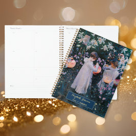 名前をカスタムするガールズヴィンテージアート金ゴールドモノグラム2026 プランナー手帳