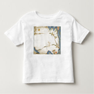 名前をカスタムするガールトドラーコットンTシャツバニー トドラーTシャツ