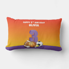 名前をカスタムするガール第3期バースポーズボール ランバークッション