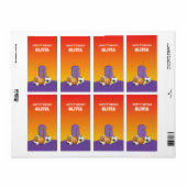 名前をカスタムするガール第6誕生日スポーツボール ラベル (フルシート)