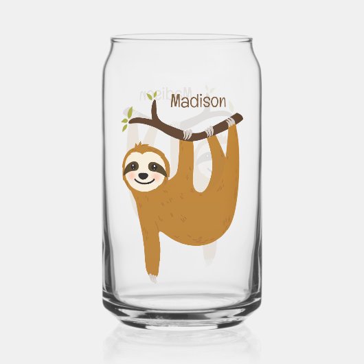 名前をカスタムするキュートナース ガラス缶 (正面)