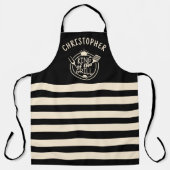 名前をカスタムするキングオブザグリル エプロン (正面)