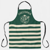 名前をカスタムするキングオブザグリル エプロン (正面)