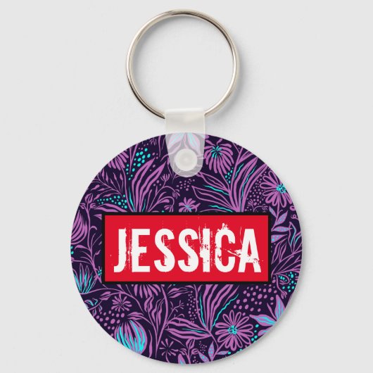 名前をカスタムするキーチェーン |キーチパーソナライズされたェン キーホルダー (正面)