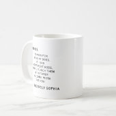 名前をカスタムするギフト最高のボスおもしろいボス コーヒーマグカップ (正面左)