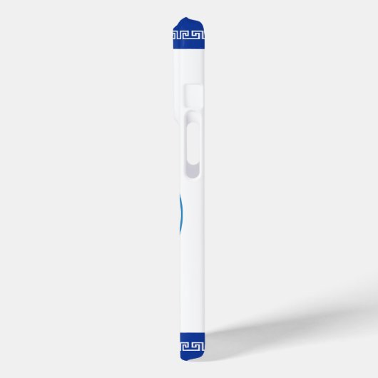 名前をカスタムするギリシャパターンイブナルアイナザール Case-Mate iPhoneケース (裏面 / 左)