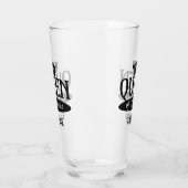 名前をカスタムするクイーン・オブ・カラオケ タンブラーグラス (左)