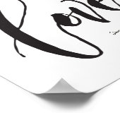 名前をカスタムするクリスチャン結婚コリント13 ポスター (角)