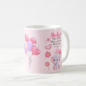 名前をカスタムするクリスチャン賛美聖なる書物、 経典の可愛いマグカップ コーヒーマグカップ (正面右)