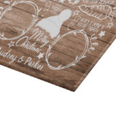 名前をカスタムするクリスマスイブトリート用サンタトレイ カッティングボード (角)