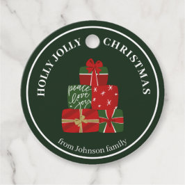 名前をカスタムするクリスマスプレゼントラベル フェイバータグ