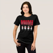 名前をカスタムするクリスマスミミ トライブレンドＴシャツ (正面全面)