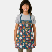 名前をカスタムするクリスマス エプロン (インサイチュ)