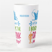 名前をカスタムするクルーズドリンク カフェラテマグ (正面)