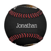 名前をカスタムするグラス 野球ボール (裏面)