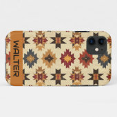 名前をカスタムするグラフィック付き携帯電話カバー先住民 Case-Mate iPhoneケース (裏面(横))