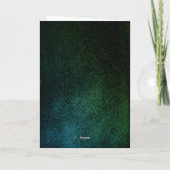 名前をカスタムするグランジ誕生日カード カード (裏面)