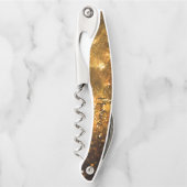 名前をカスタムするグリッターコルク ソムリエナイフ (正面)