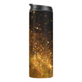 名前をカスタムするグリッタータンブラー タンブラー (回転右)