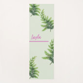 名前をカスタムするグリーンジャングル自然葉ヨガマット ヨガマット (正面)