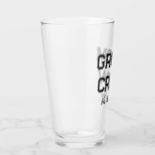 名前をカスタムするグルームクルーバチュラーパーティビール タンブラーグラス (右)